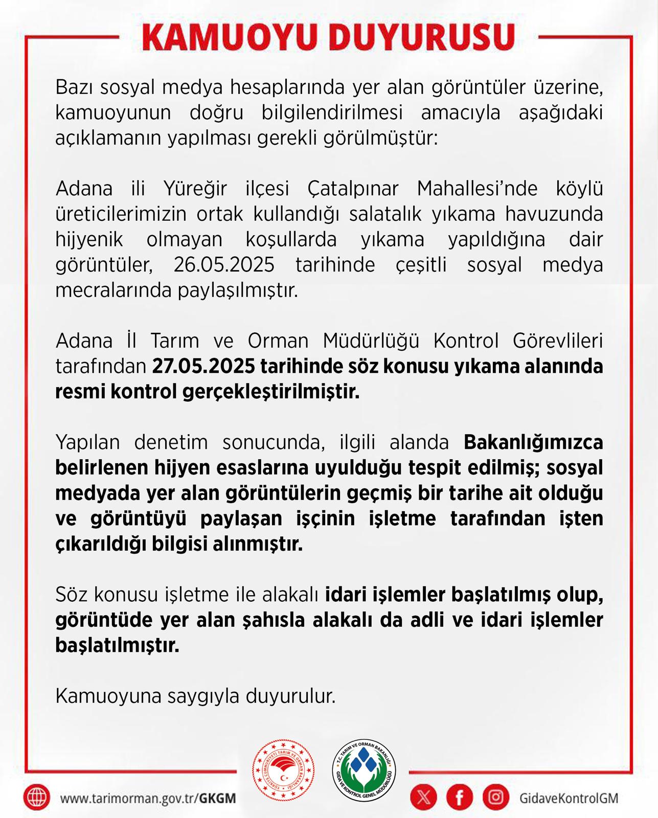 Adana’daki Salatalık Krizinde Bakanlık Son Noktayı Koydu-1