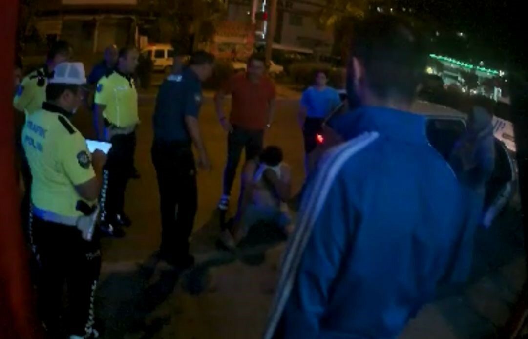 Mersin’de alkollü sürücü trafikte kavga çıkardı