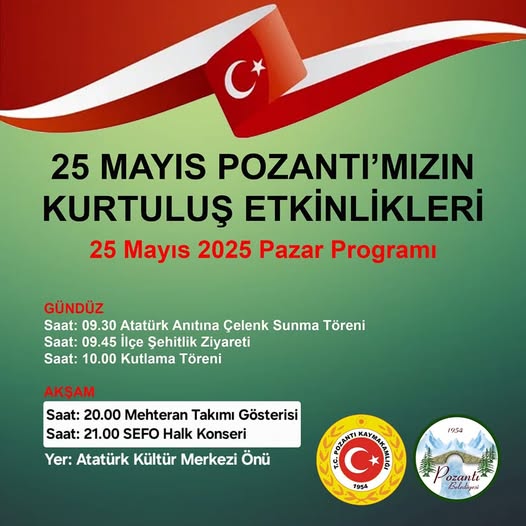 Pozantıda Kurtuluş Coşkusu Başladı (1)