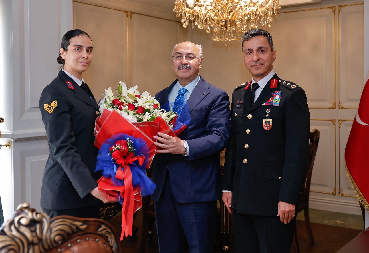 Adana Valisi Köşger, Jandarma Teşkilatını Ağırladı (1)