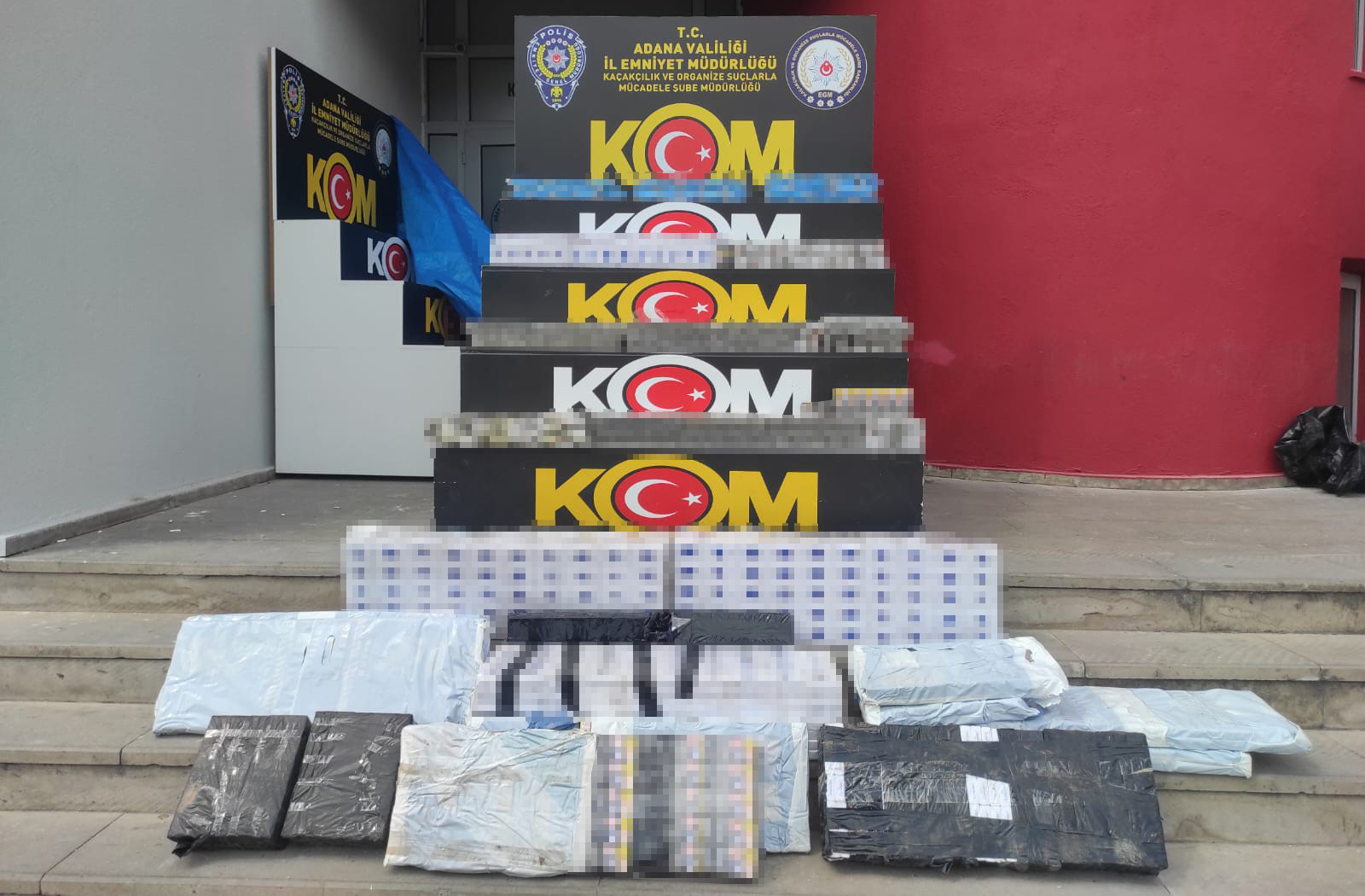 Adana’da Kaçak Sigara Sevkiyatına Suçüstü (1)