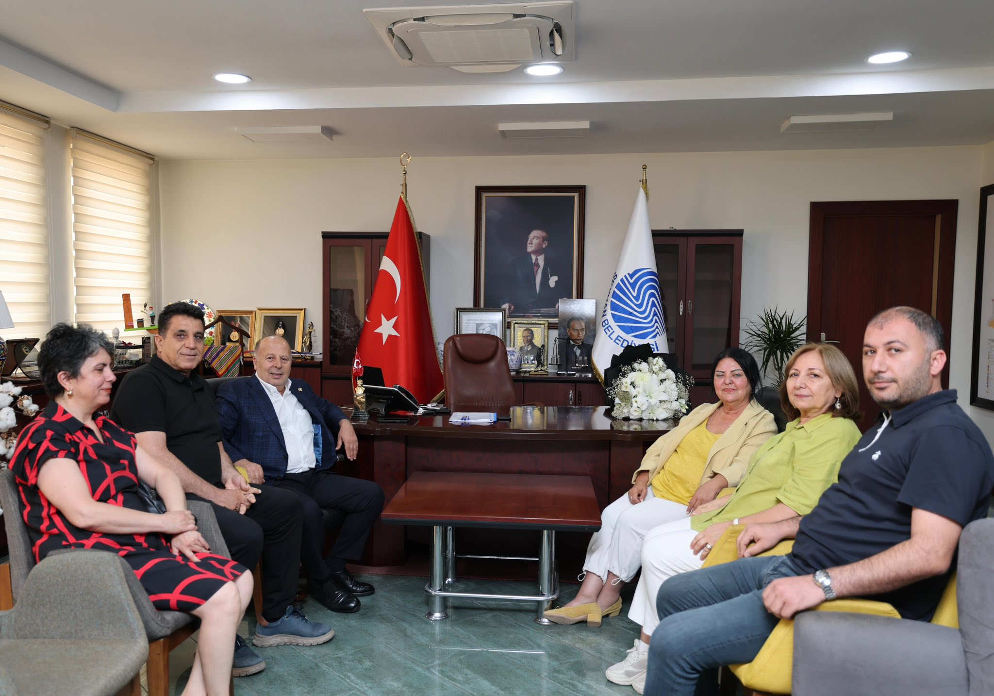 Başkan Demirçalı’dan Hasibe Akkan’a Tebrik Ziyareti-1