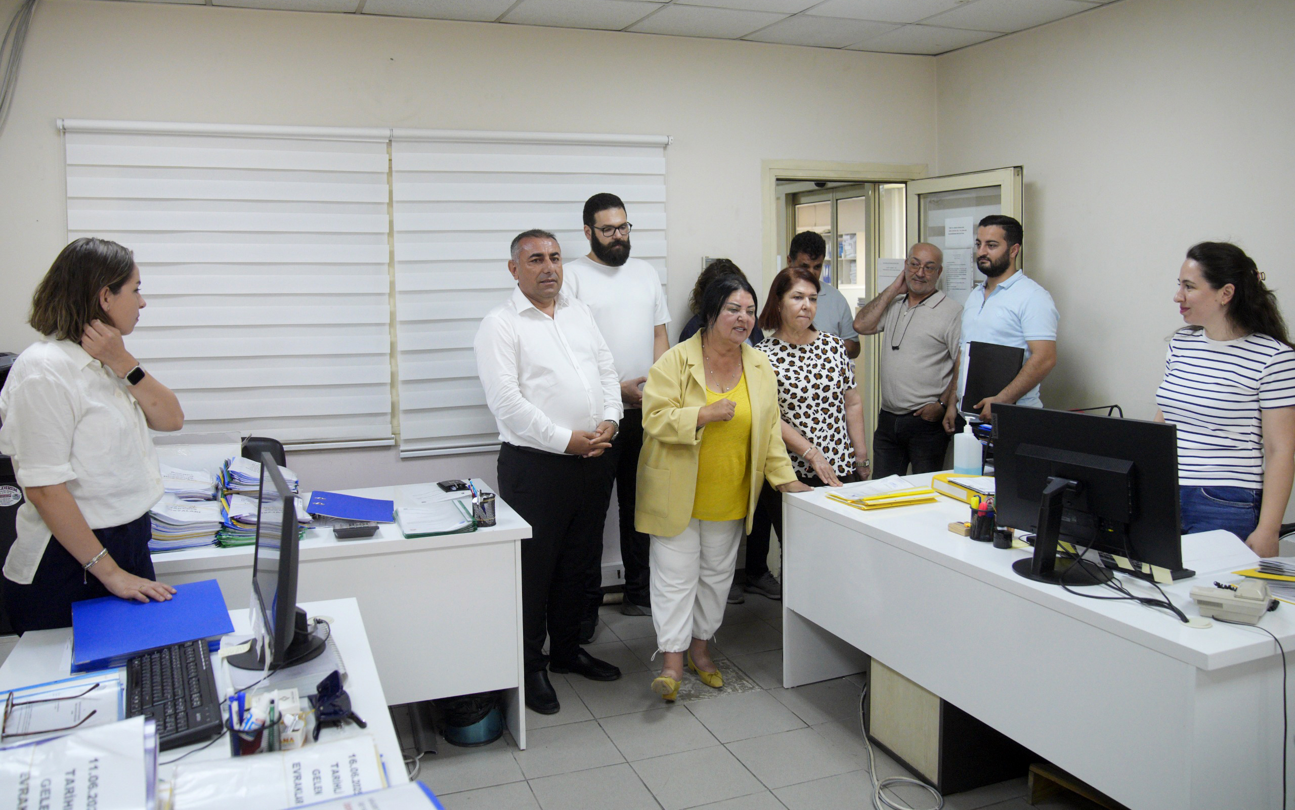 Başkan Vekili Akkan'dan Ilk Adım Belediye Birimlerini Tek Tek Gezdi (2)