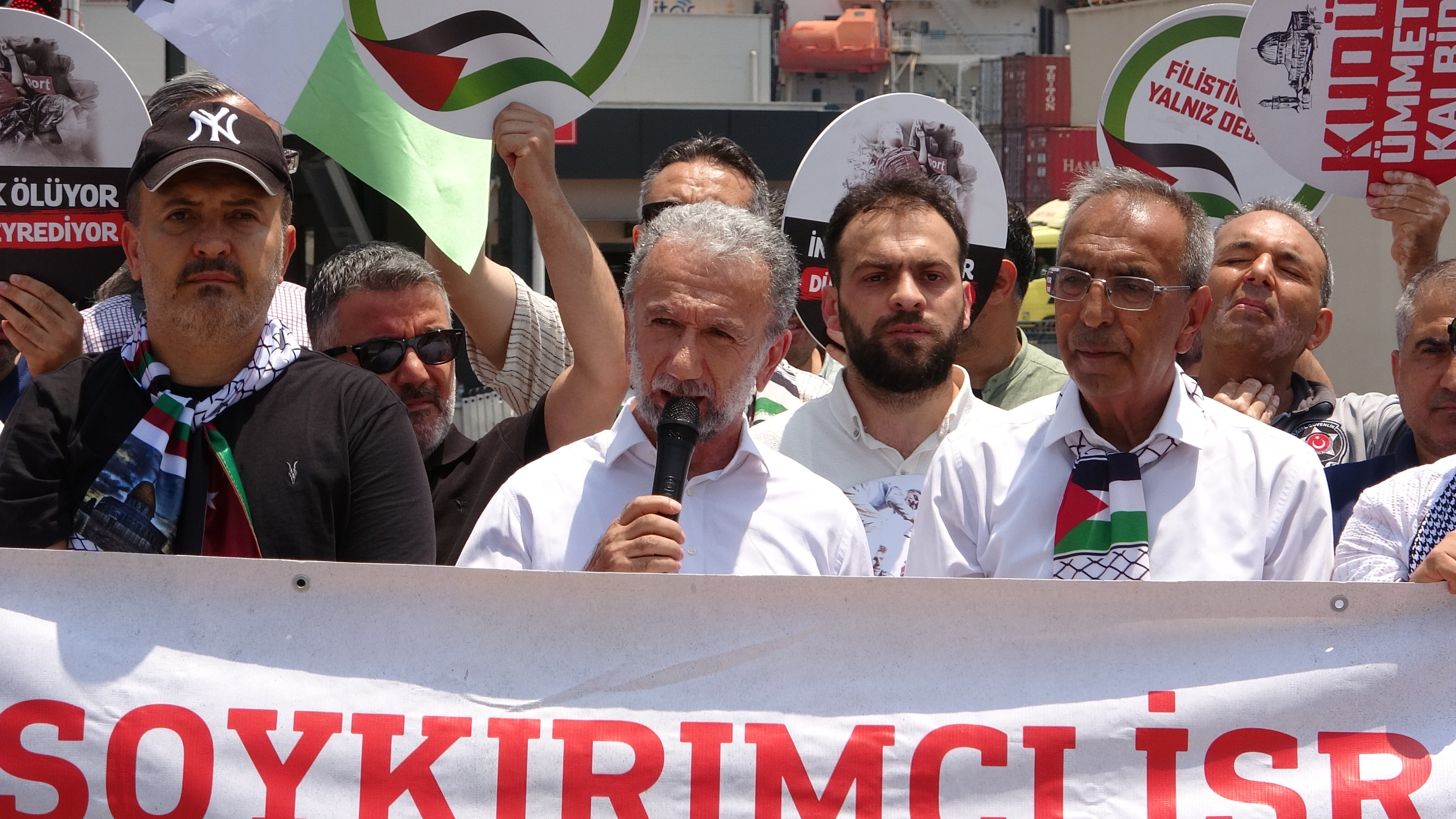 Madleen Gemisi Için Ayaklandılar Mersin’den İsrail’e Sert Tepki (4)