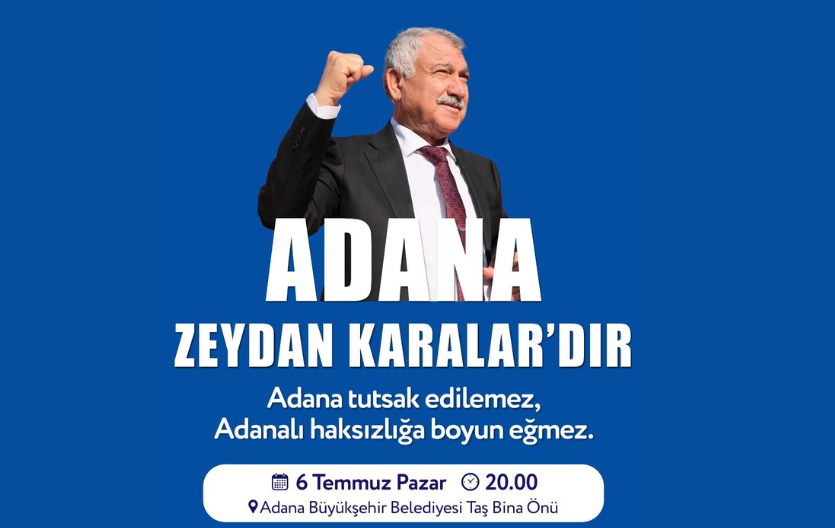 Adanada Zeydan Karalara Destek Çığ Gibi Büyüyor Adana Tutsak Edilemez-1