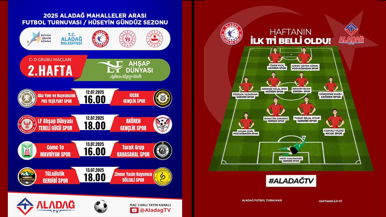 Aladağ Tv, Aladağ Futbol Turnuvasına Damga Vuruyor2