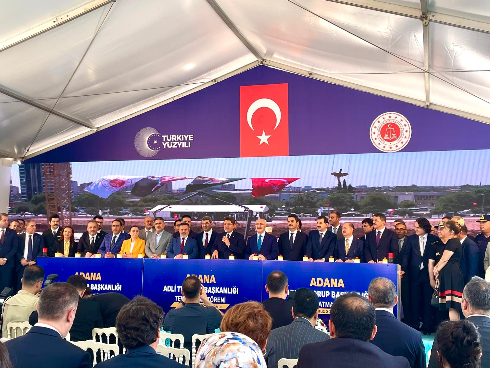 Bakan Tunç’un Katılımıyla Temel Atıldı Adana’ya Yeni Adli Tıp Grup Başkanlığı (1)