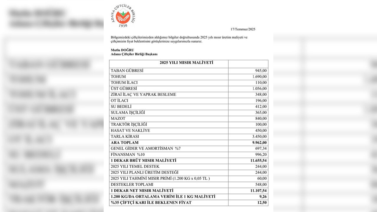 Çiftçi Hasada Kaygılı Giriyor Mısır Üretiminde Beklenti 12,5 Tl3