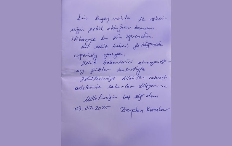 Gözaltındaki Başkan Karalar’dan Şehitler Için Yürek Yakan Mesaj (2)