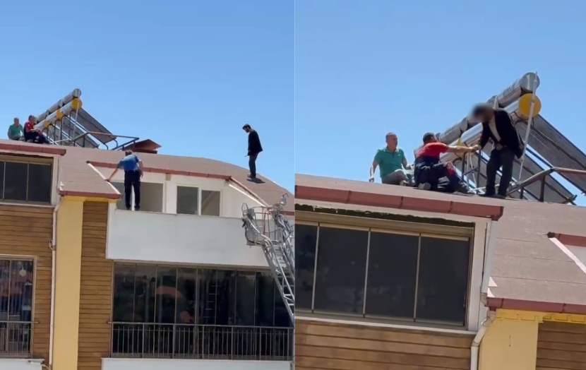 Intiharkolik Hasan Yine Sahnede Çatıya Çıkıp Para Aldı Indi
