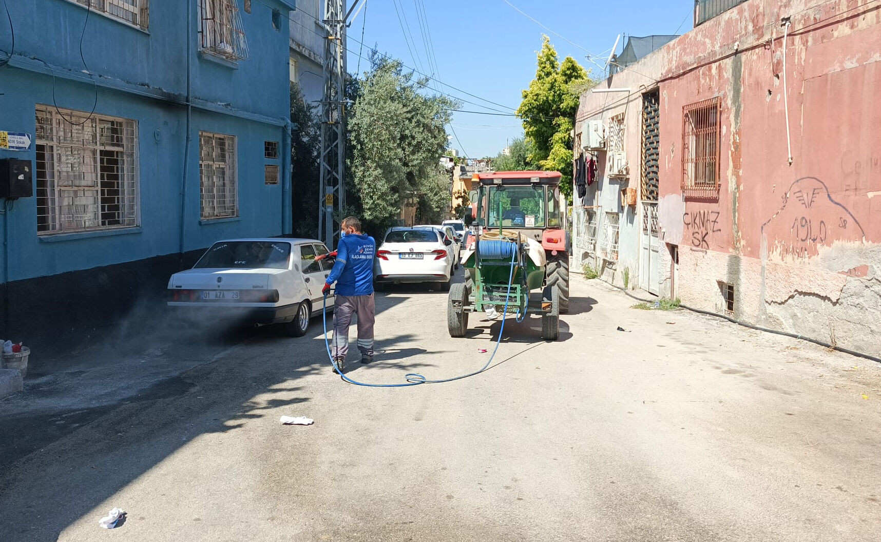 Muhtar Balaban’dan Hizmet Atağı Aski̇ Ve Büyükşehir Ekipleri Sahada