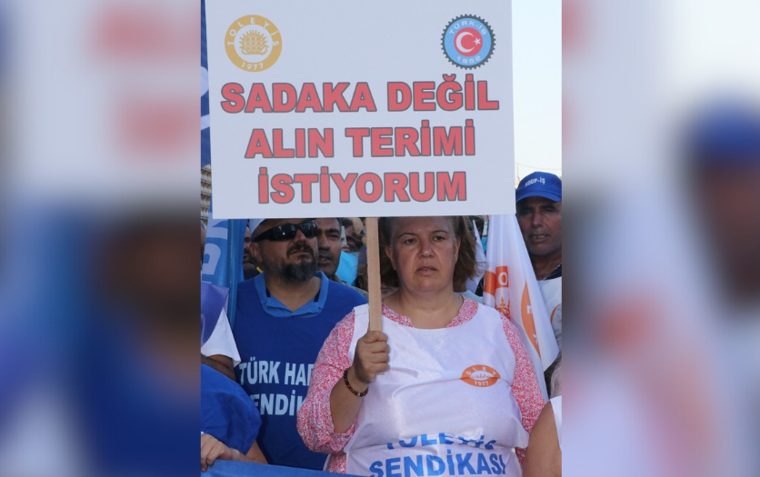 Türk Iş 81 Ilde Ak Parti Önünde Meydan Okudu Yoksulluğa Tahammülümüz Kalmadı (1)-1