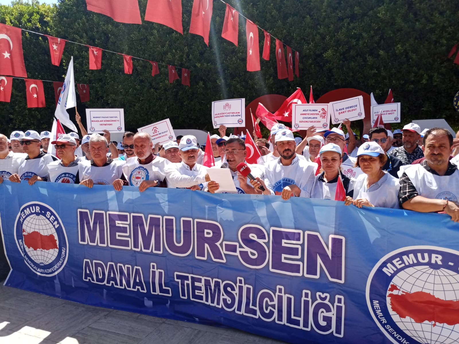 Adana’da Memur Sen’den Hükümete Mesaj “Gelirde Adalet, Ücrette Denge İstiyoruz” (2)