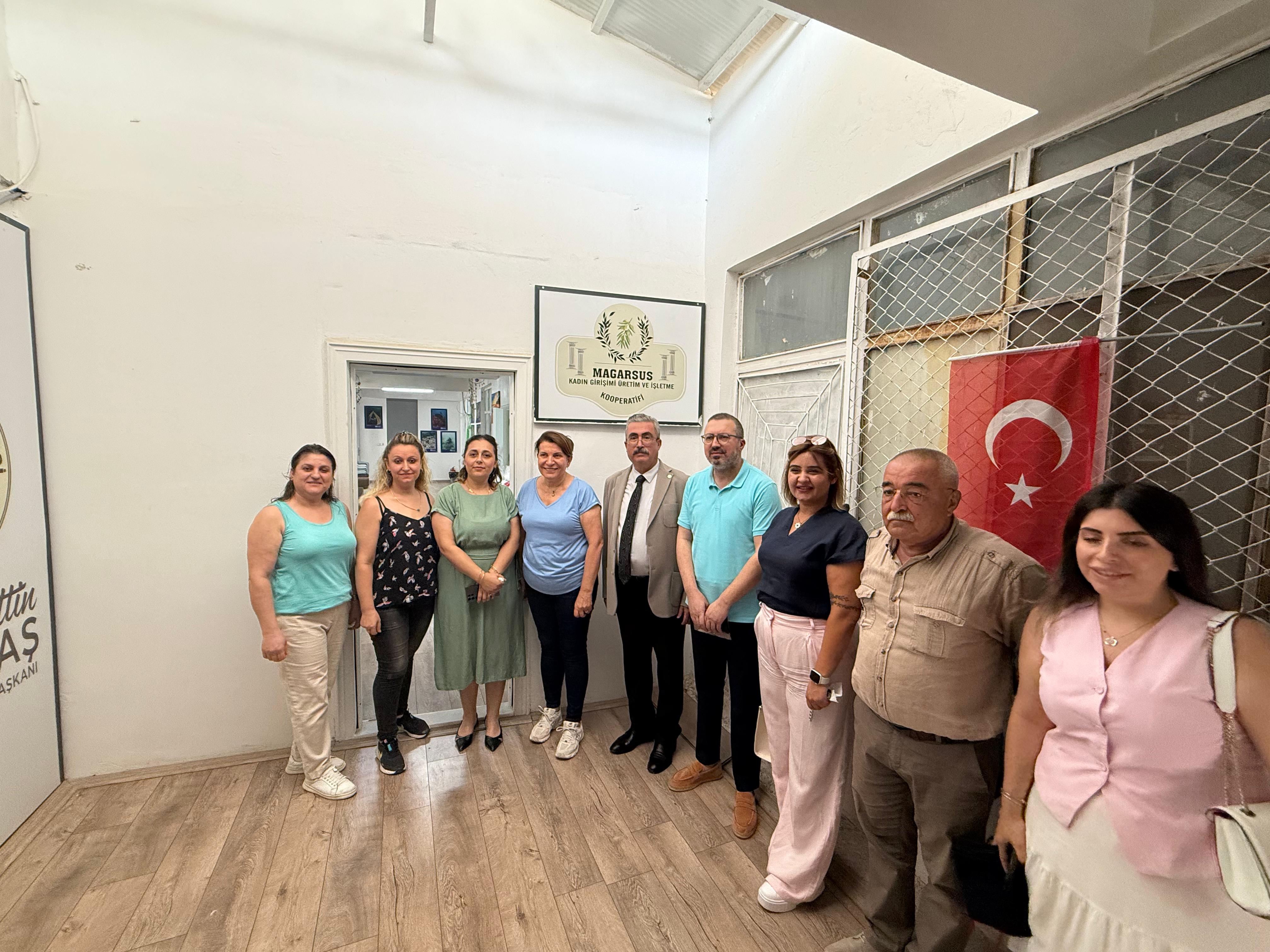 Başkan Karataş, Kadın Kooperatifi Çalışmalarını Yerinde İnceledi (2)