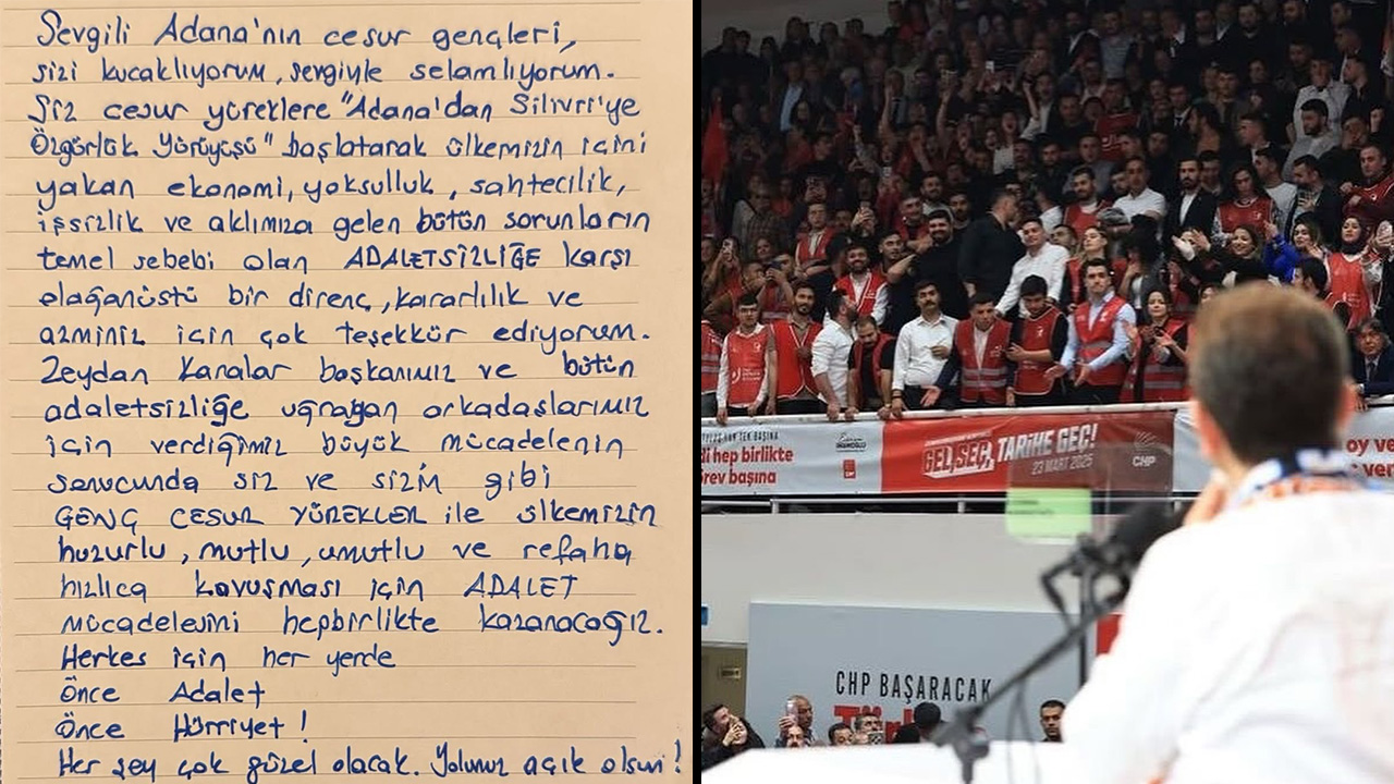 Ekrem İmamoğlu'ndan Adanalı Gençlere Çağrı