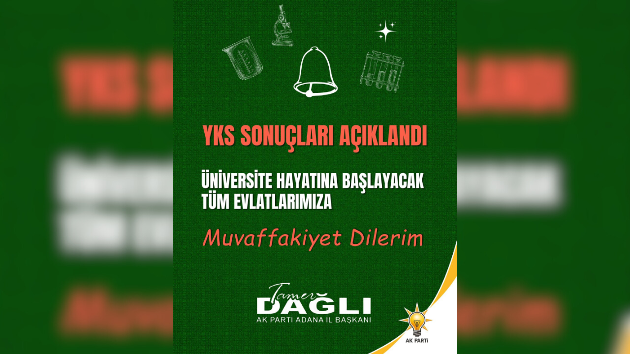 Tamer Dağlı Yks Tebrik