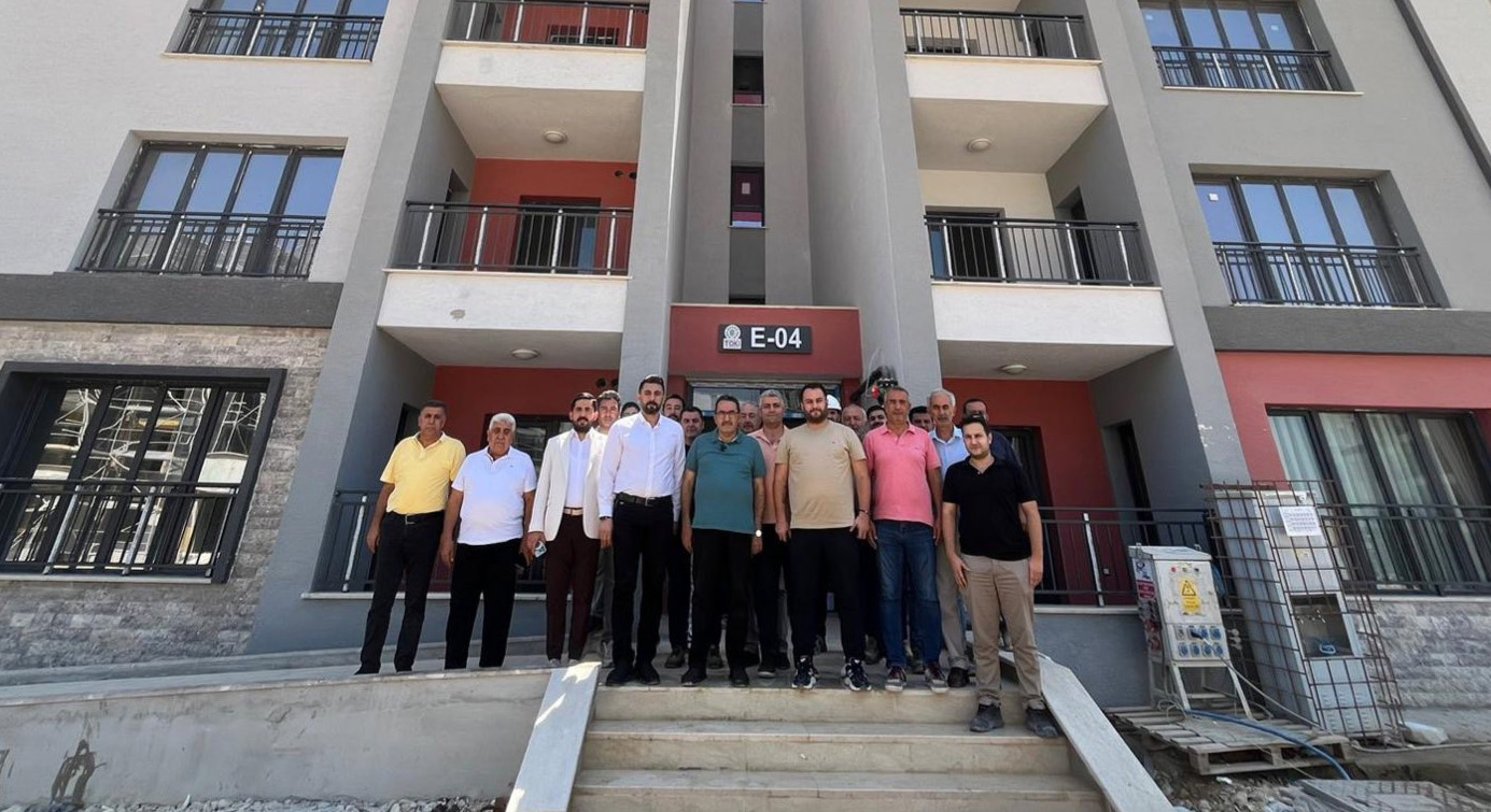 Toki̇ İnşaatında İncelemelerde Bulundu