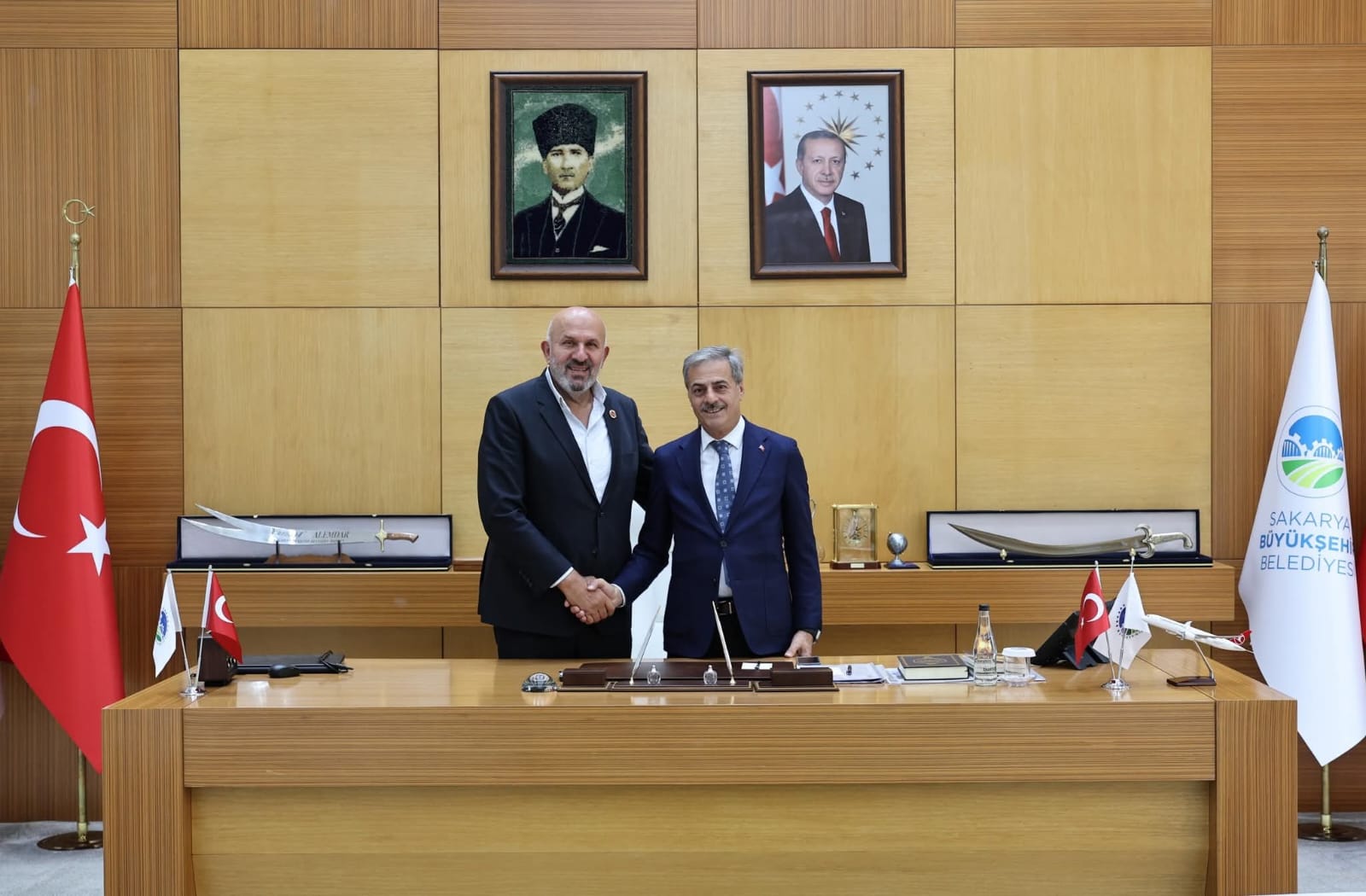 Türkiye Muhtarlar Konfederasyonu’ndan Başkan Alemdar’a Ziyaret (2)