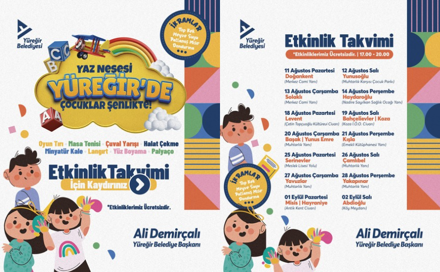 Yüreğir’de Herkes Için Yaz Neşesi Başladı-1