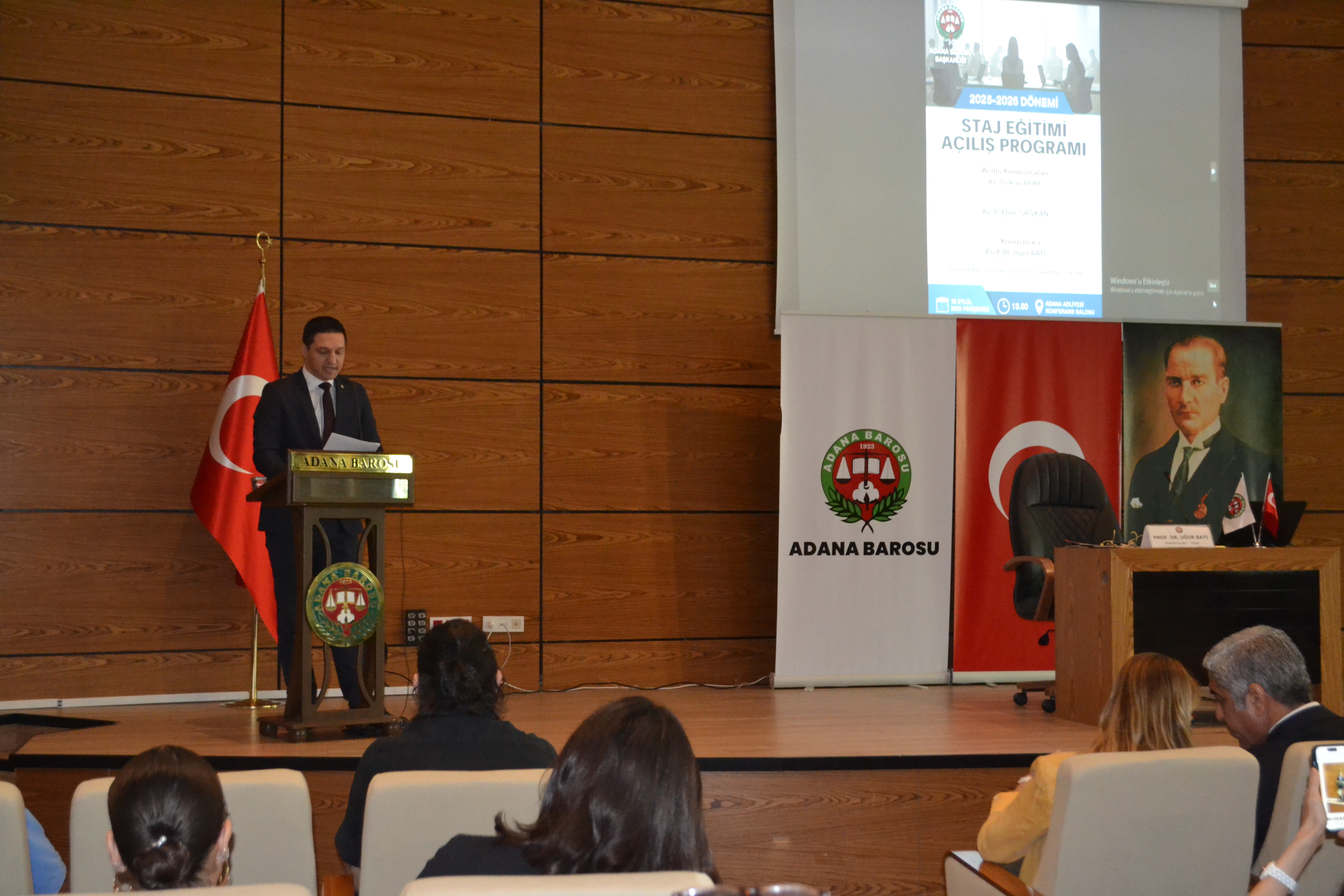 Adana Barosu’nda Yeni Dönem Stajyer Avukatlar İçin Eğitim Programı Başladı (4)