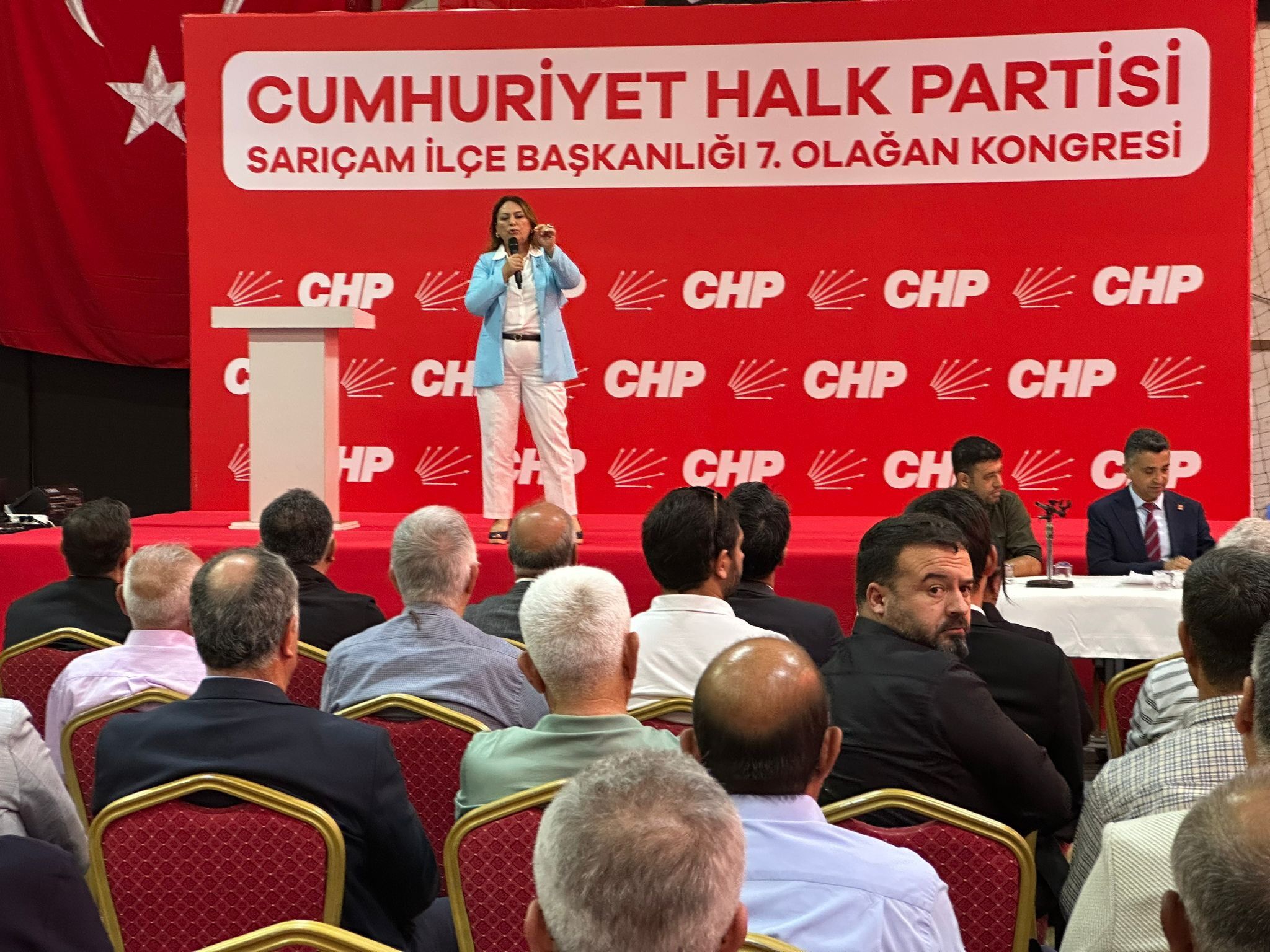 Chp Sarıçam İlçe Kongresi Yoğun Katılımla Gerçekleşti3