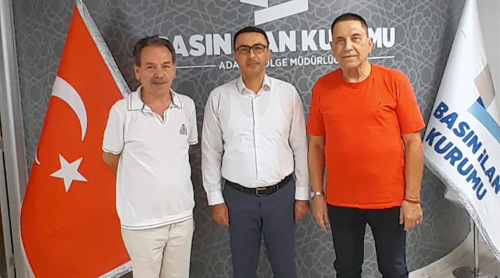 Erden Arat’tan Basın İlan Kurumu Adana Bölge Müdürü Halil İbrahim Parlak’a Ziyaret