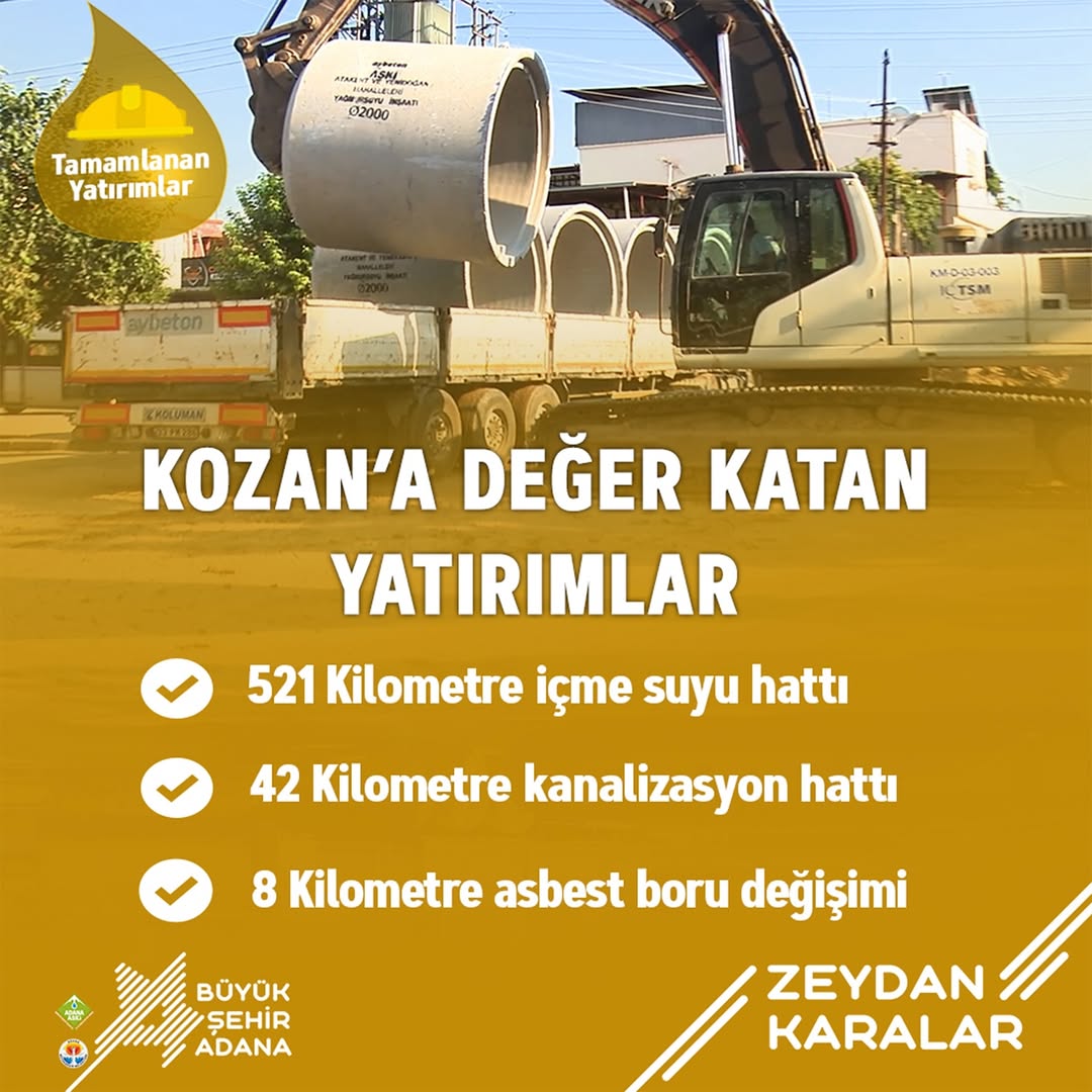 Kozan’ın Geleceğini Değiştiren Yatırımlar Tamamlandı (2)