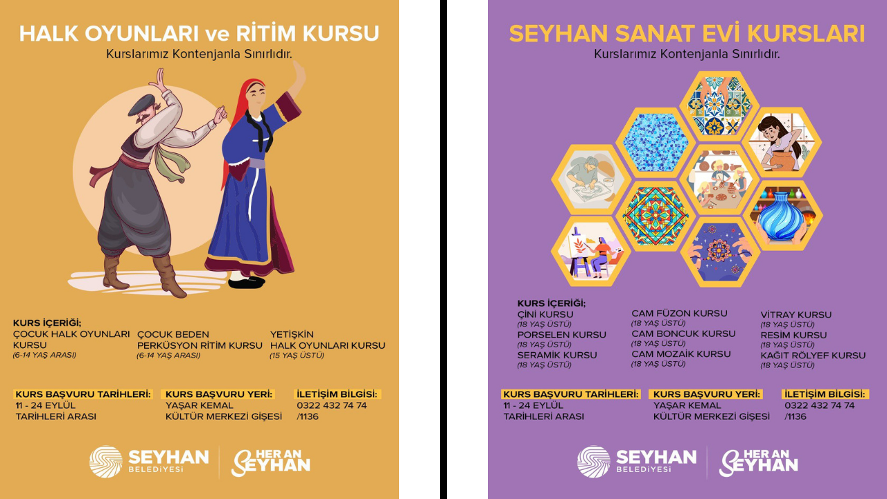 Seyhan Belediyesi Güz Dönemi Kültür Ve Sanat Kursları Başlıyor (2)