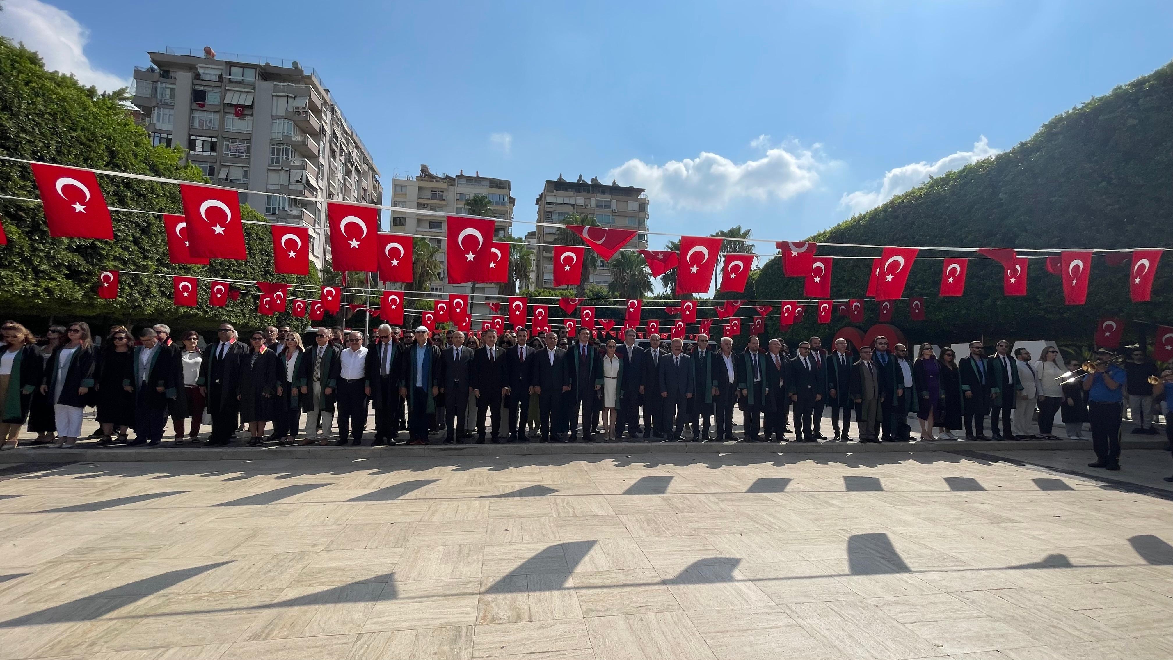 Yeni Adli Yıl Adana’da Düzenlenen Çelenk Töreniyle Başladı (2)