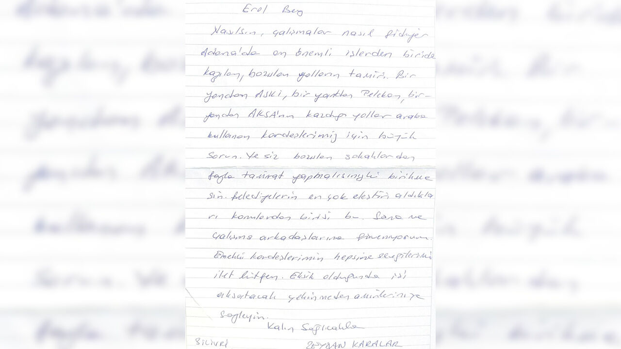 Zeydan Karalar’dan Ekiplere Çağrı Birikmeden Tamir Edin