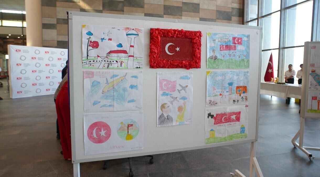Cumhuriyetin 102. Yılı Çocukların Hayal Gücüyle Gökyüzüne Taşındı (1)