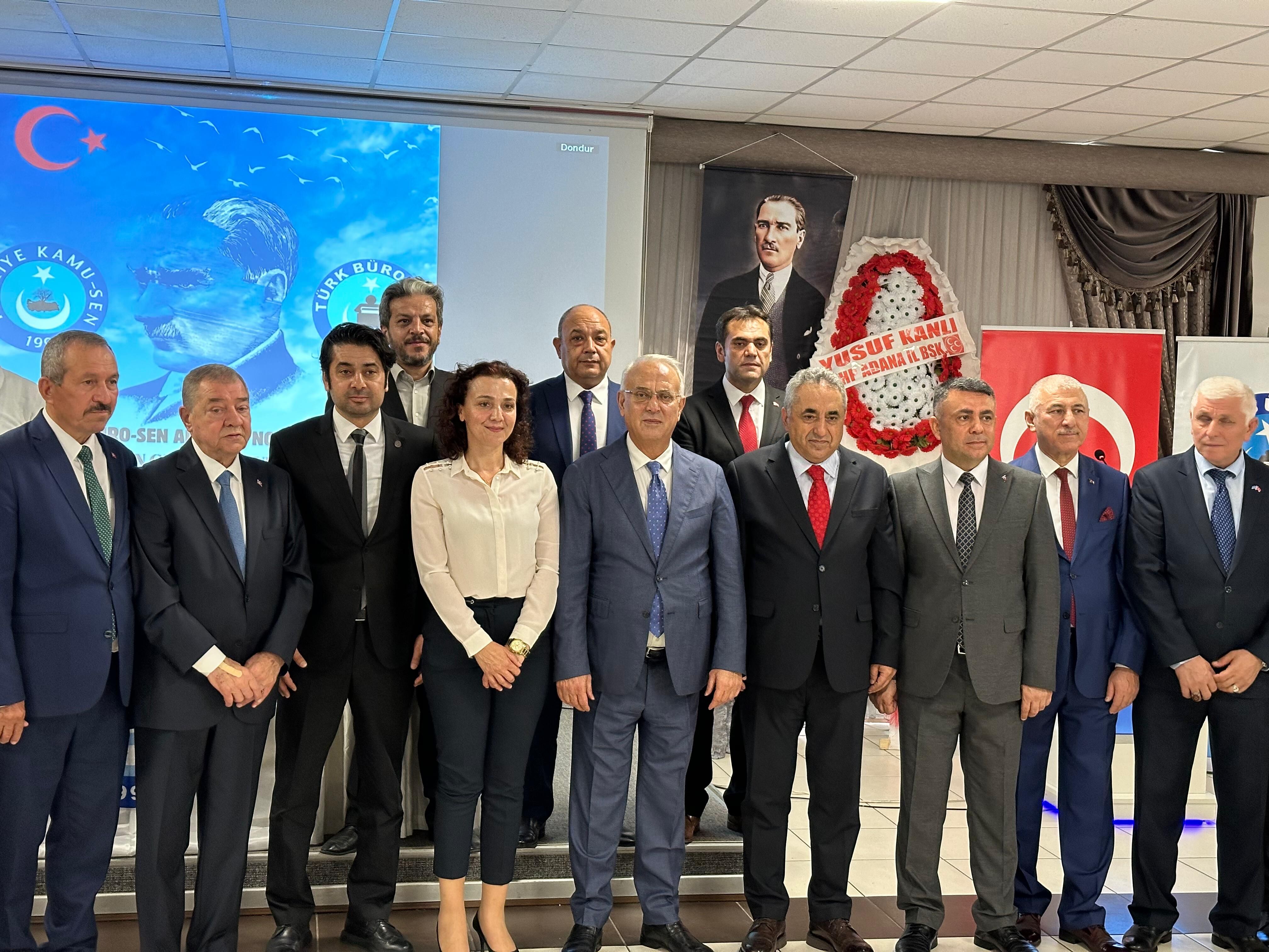 Yusuf Kanlı’dan Türk Büro Sen Kongresine Katılım