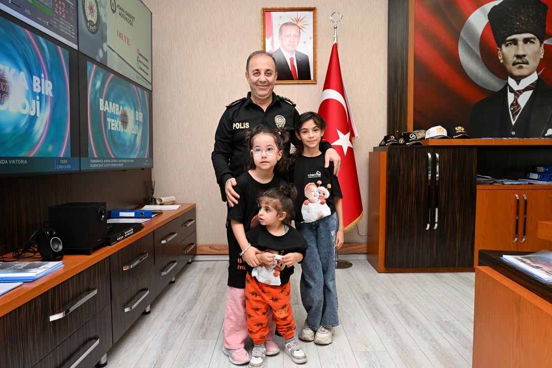Adana Emniyeti’nden Minik Kahramanlara Moral Desteği (2)