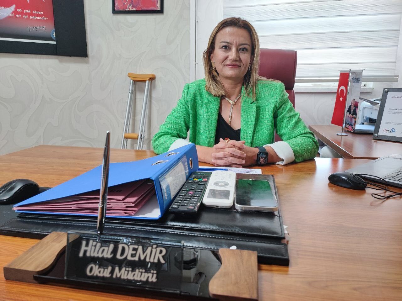Engeli Değil Azmi Konuşuldu Hilal Demir Müdür Koltuğuna Oturdu (4)