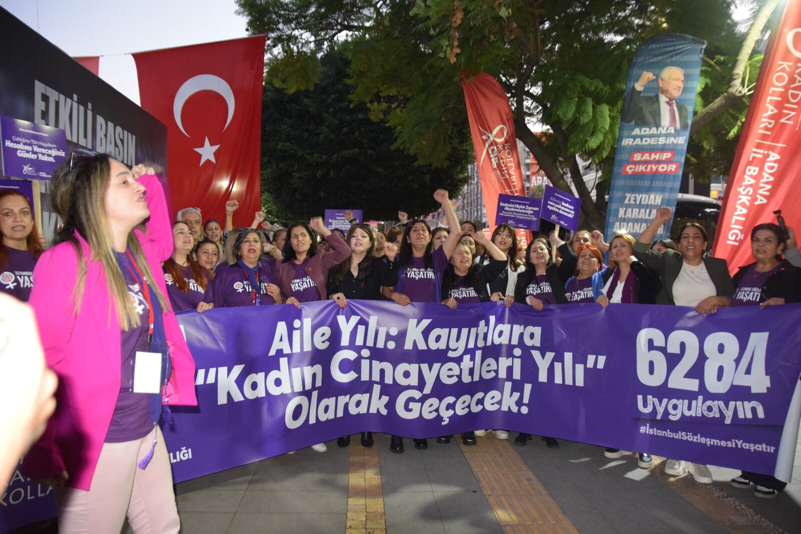 Kadın Cinayetlerine Karşı Adana’da Ses Yükseldi (1)