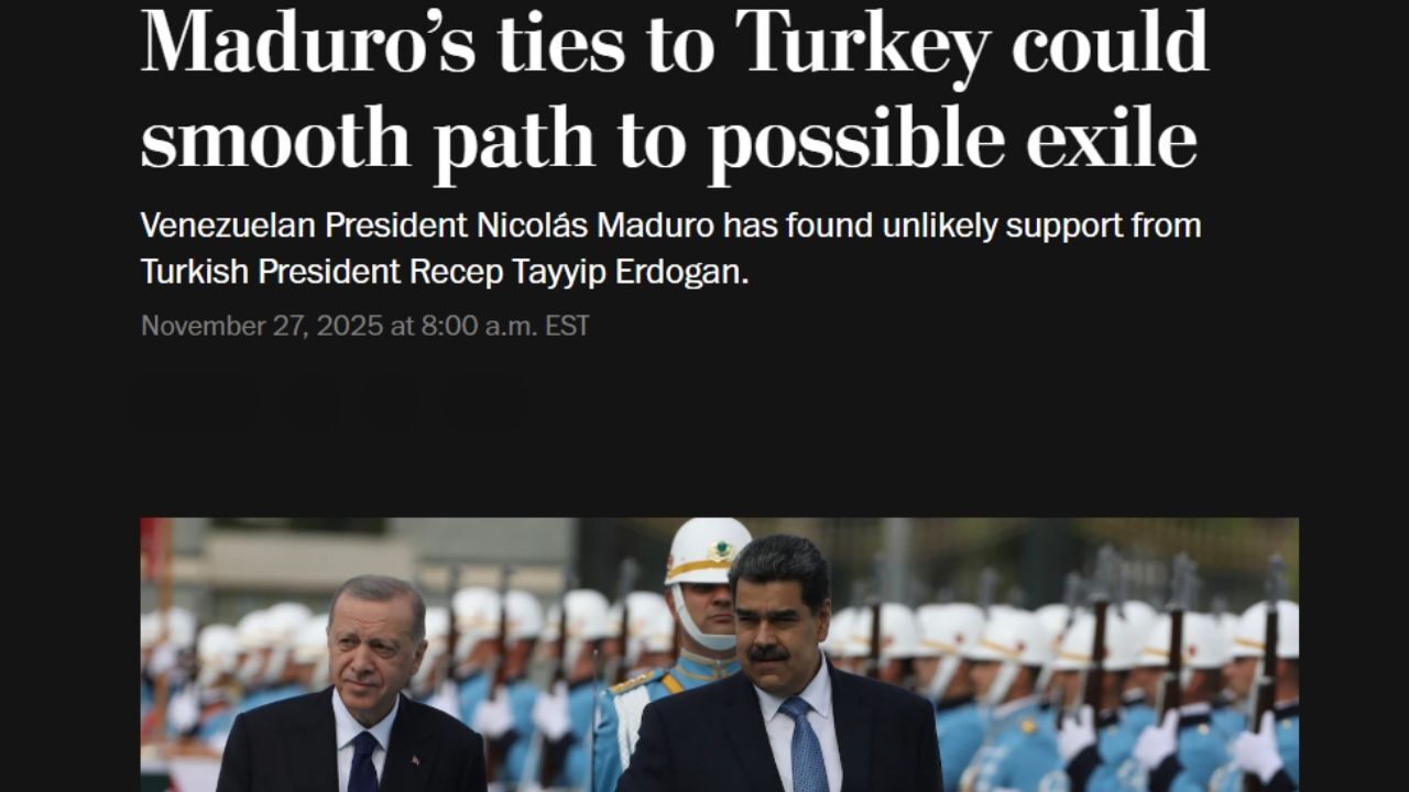 Maduro’nun Sürgün Adresi Türkiye Mi (1)