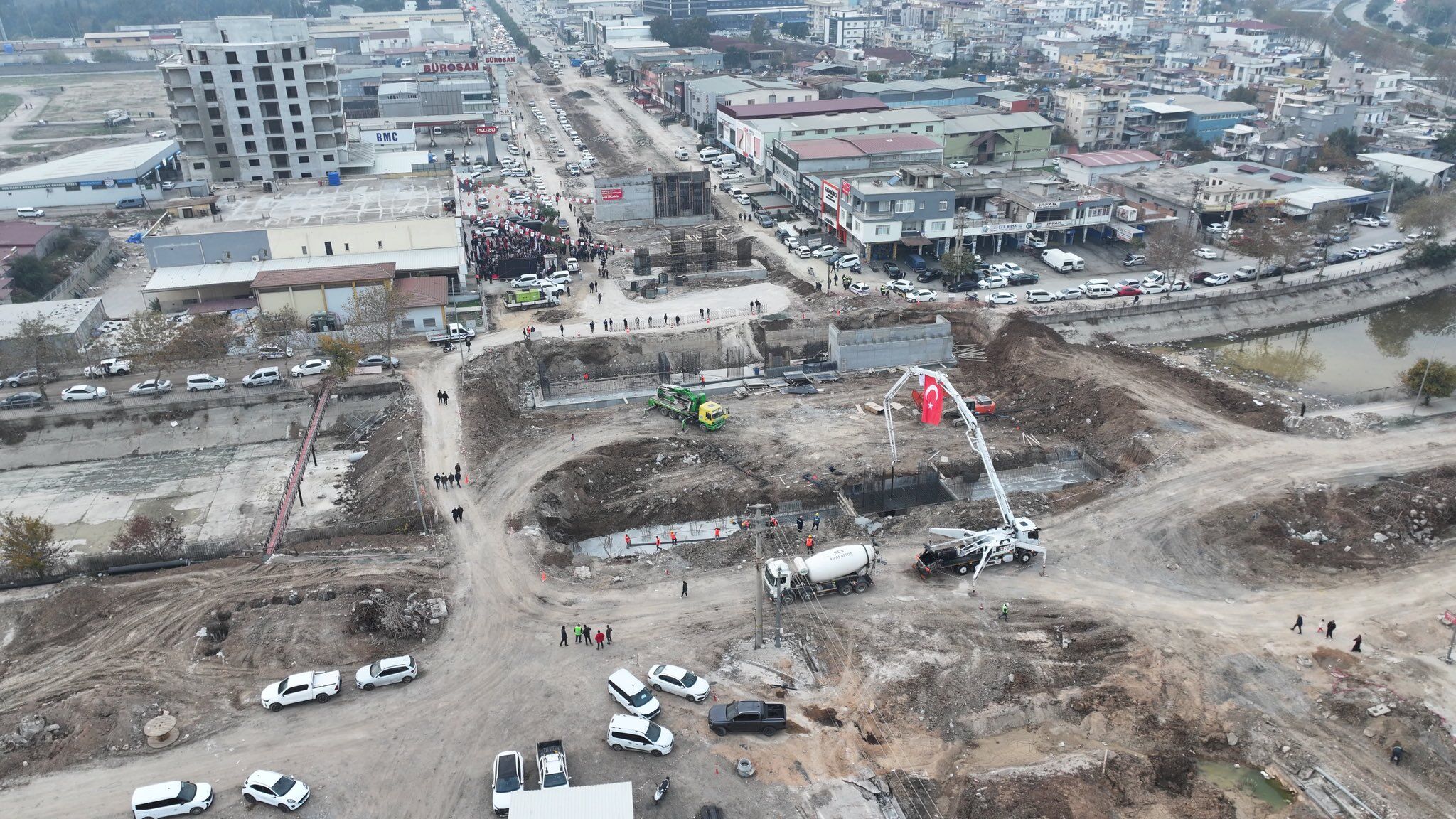 Adana'da Ege Bağatur Farklı Seviyeli Kavşak’ın Temeli Atıldı4