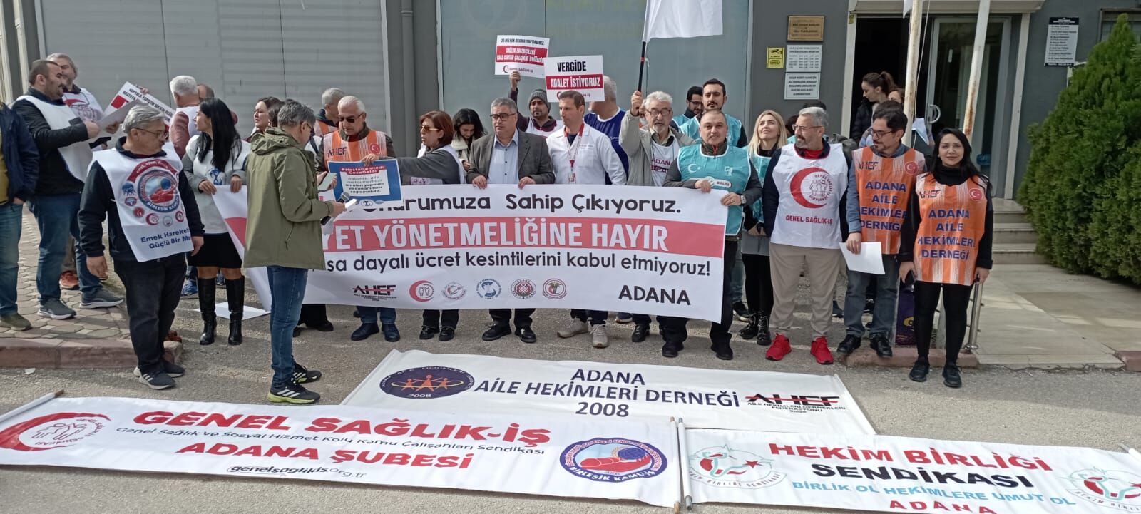 Adana’da Sağlık Örgütlerinden Ortak Tepki (1)