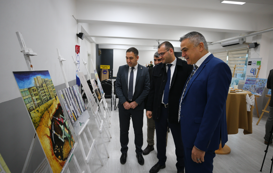 Adana’da “Sağlıklı Nesil Sağlıklı Gelecek” Resim Sergisi Açıldı (2)