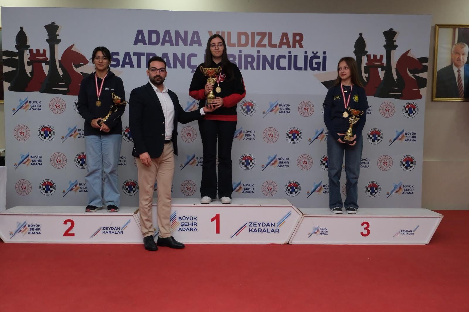 Adana’da Yıldızlar Satranç İl Birinciliği Turnuvası Tamamlandı (2)