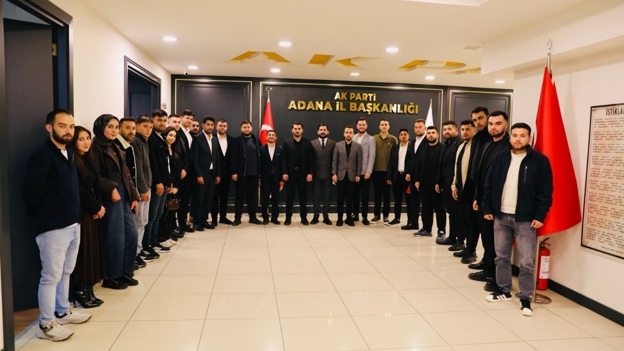 Ak Parti Adana Gençlik Kolları’ndan İl Başkanı Tamer Dağlı’ya Ziyaret (1)