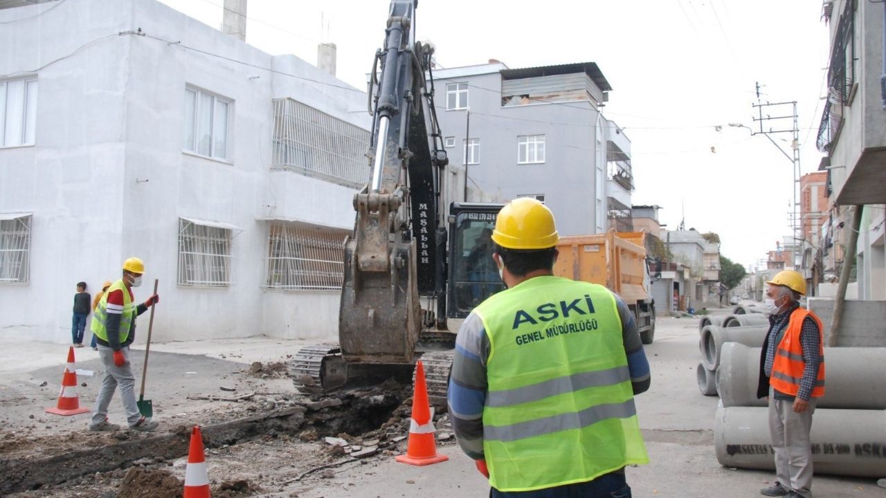 Adana’da 4 ilçede kanalizasyon altyapısı yenilenecek: ASKİ çalışma başlatıyor