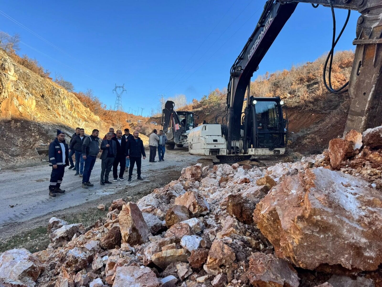 Başkan Aktürk Yol Çalışmalarını Yerinde İnceledi (2)