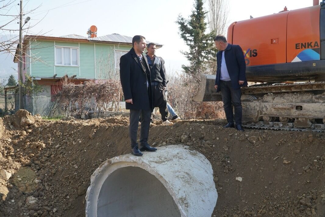 Başkan Özen Yol Çalışmalarını İnceledi (1)