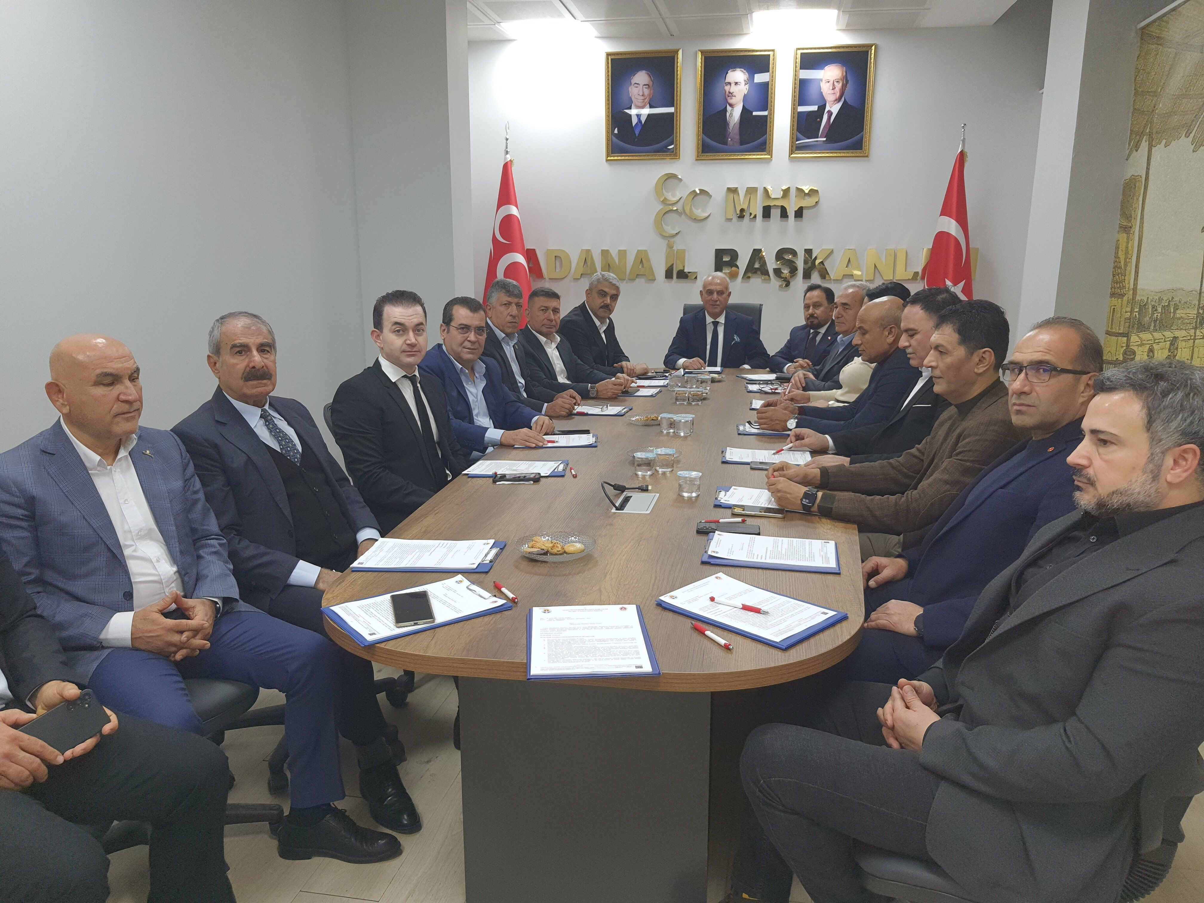 Mhp Adana Teşkilatı, Belediye Başkanlarıyla Yol Haritasını Belirledi (1)