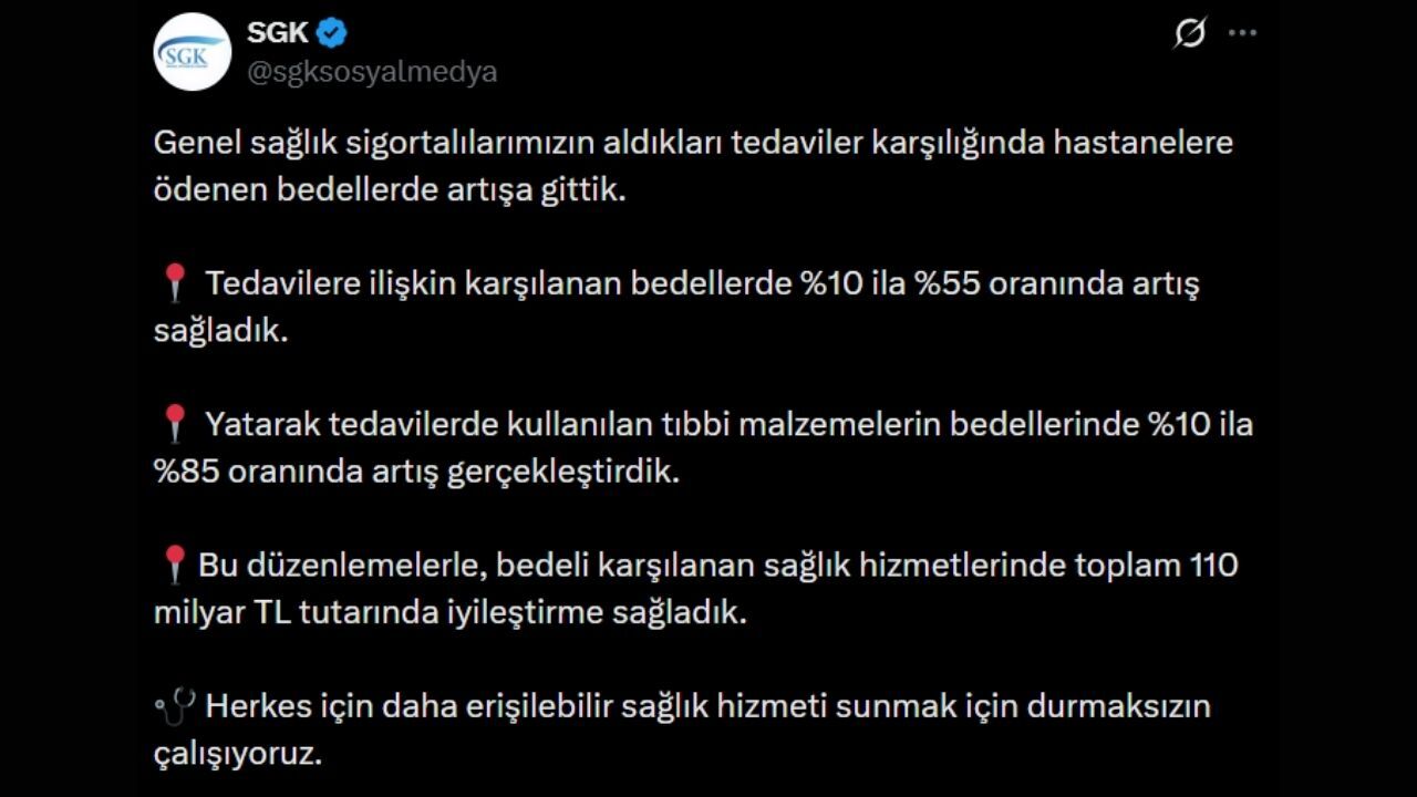 Milyonları Ilgilendiren Karar! Hastanelere Yapılacak Ödemeler Yenilendi (1)