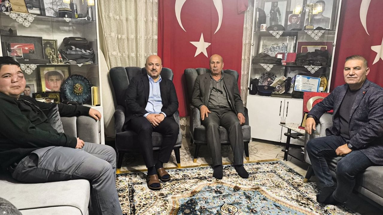 Şehit Ailesine Anlamlı Ziyaret Halil Nacar’dan Vefa Mesajı (1)