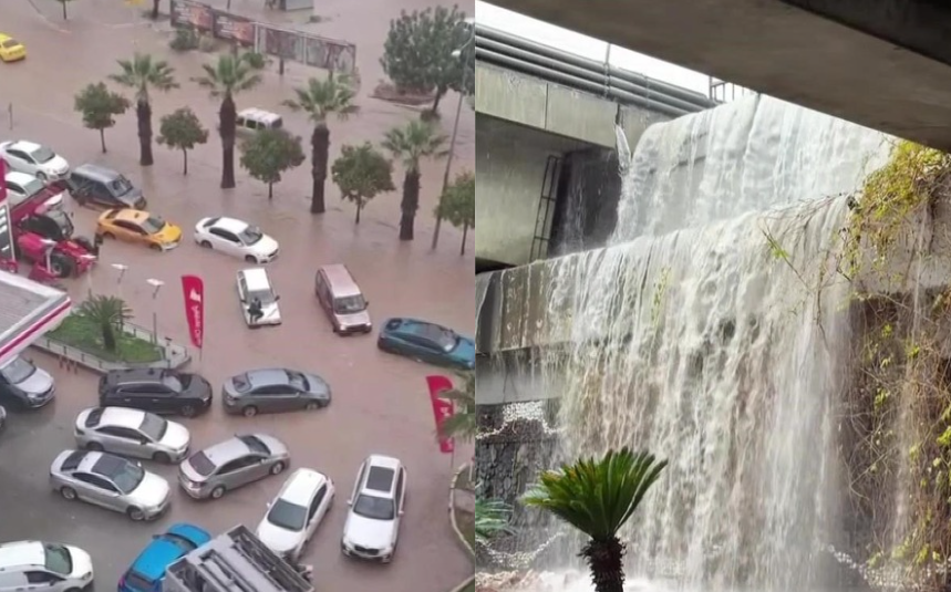 Adana'da Şiddetli Yağıştan Sonra Hortum Kenti Etkisi Altına Aldı-1