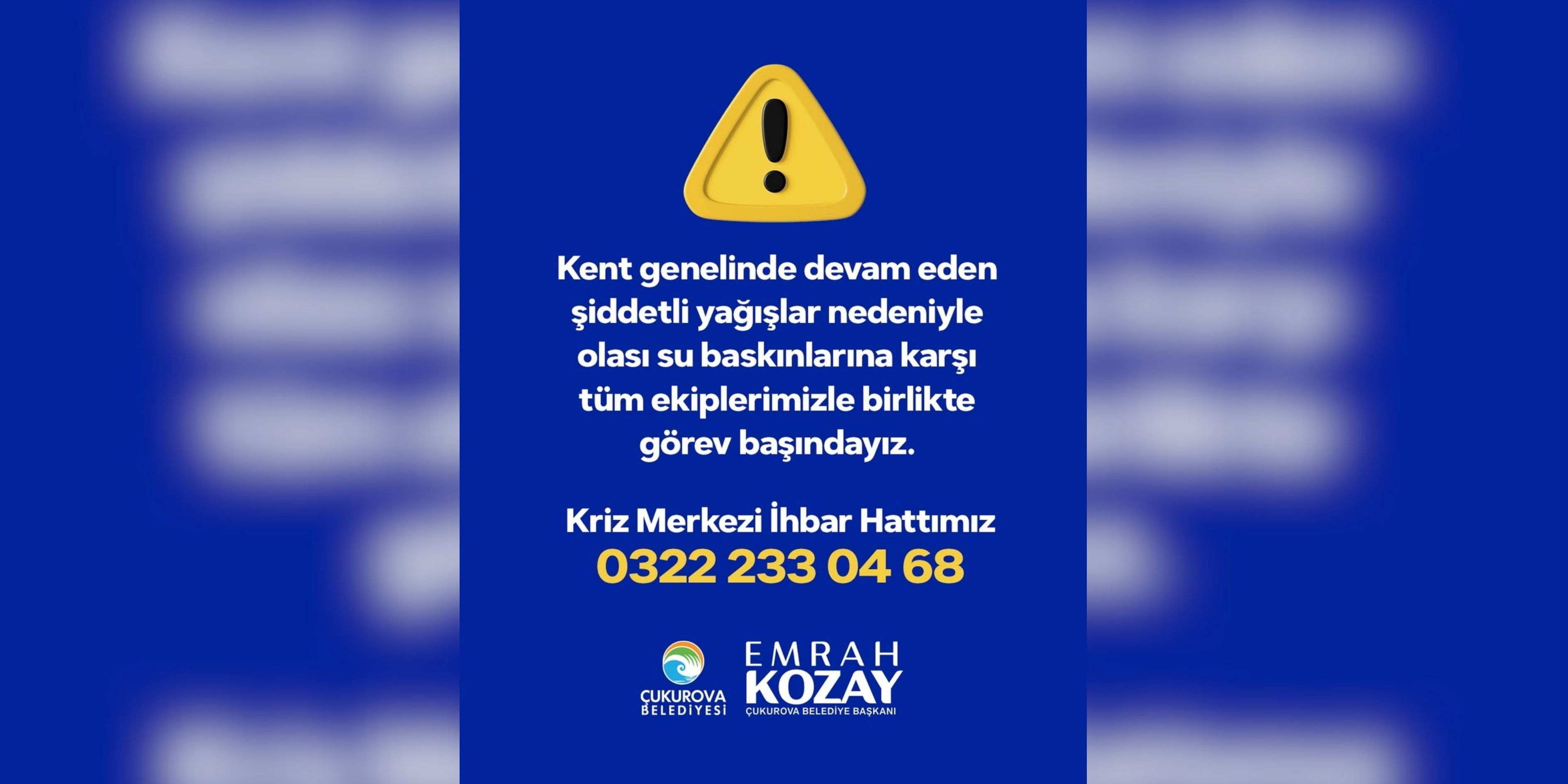 Çukurova’da Kriz Modu Ekipler Sahada-1