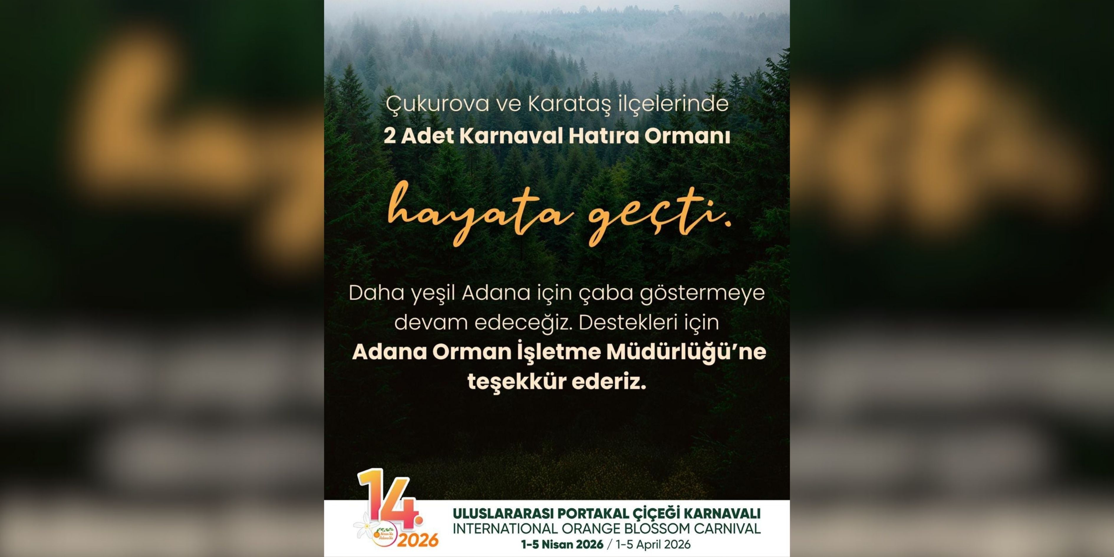 Portakal Çiçeği Karnavalı’ndan Geleceğe Yeşil Miras